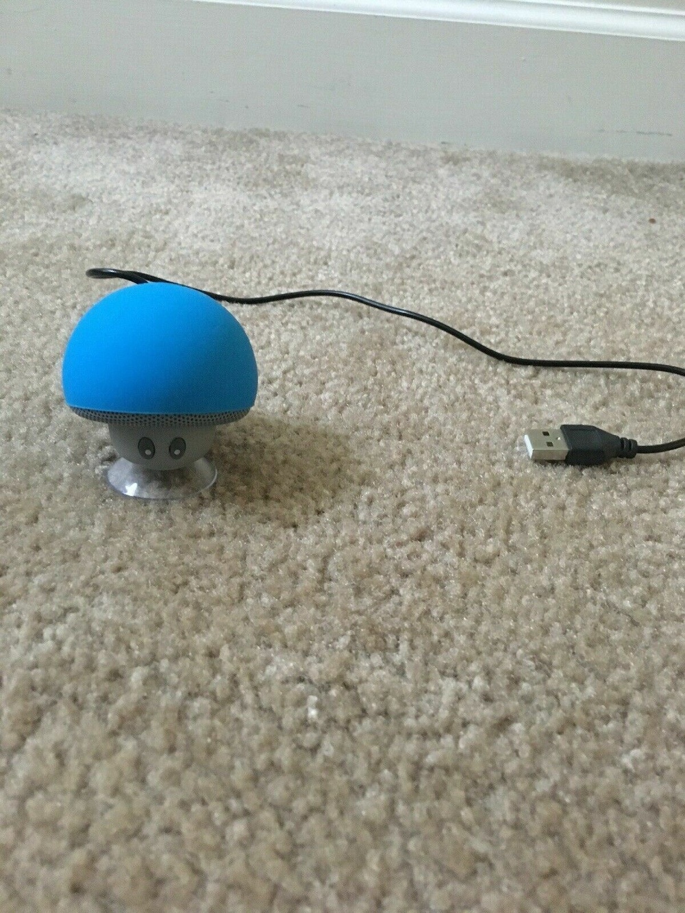 Mini Bluetooth Portable Wireless Mushroom Speaker Blue